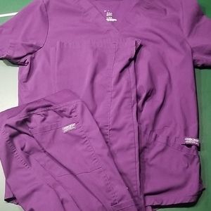 Scrib set size medium eggplant color